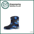 Kunststoff Gummistiefel | Unisex Gummistiefel | Kinder klare Farbe Regen Stiefel C-705